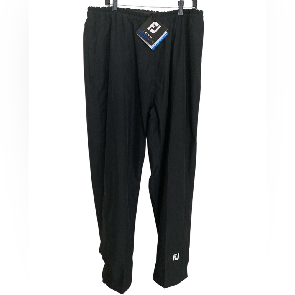 NWT Foot Joy Dry Joys  Golf Men's Black HydroLite DJ Light Pants Size 2XL